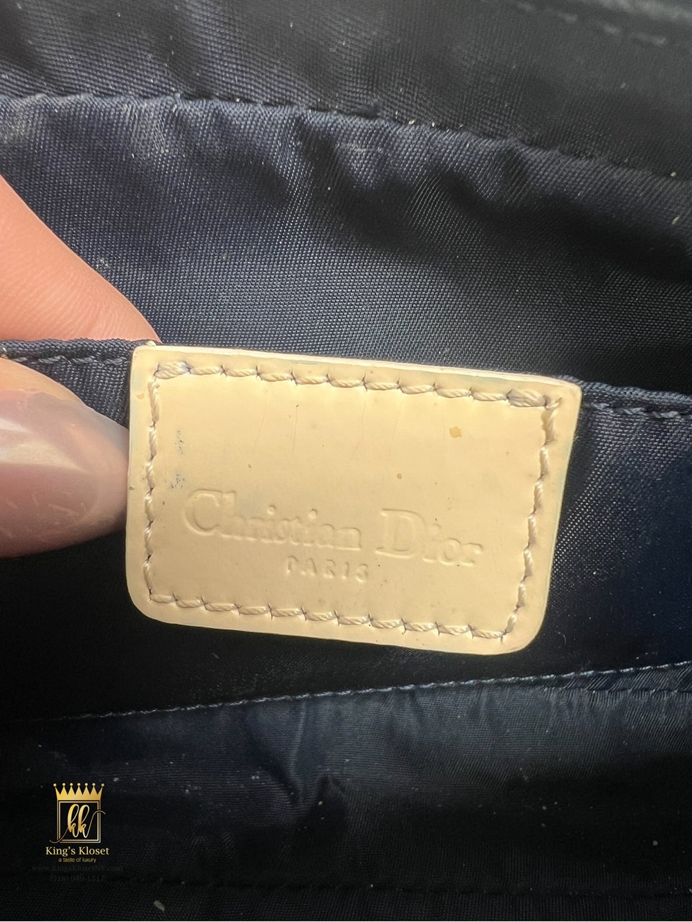 Dior monogram Trotter #1 pouch/wristlet - Picture 7 of 14